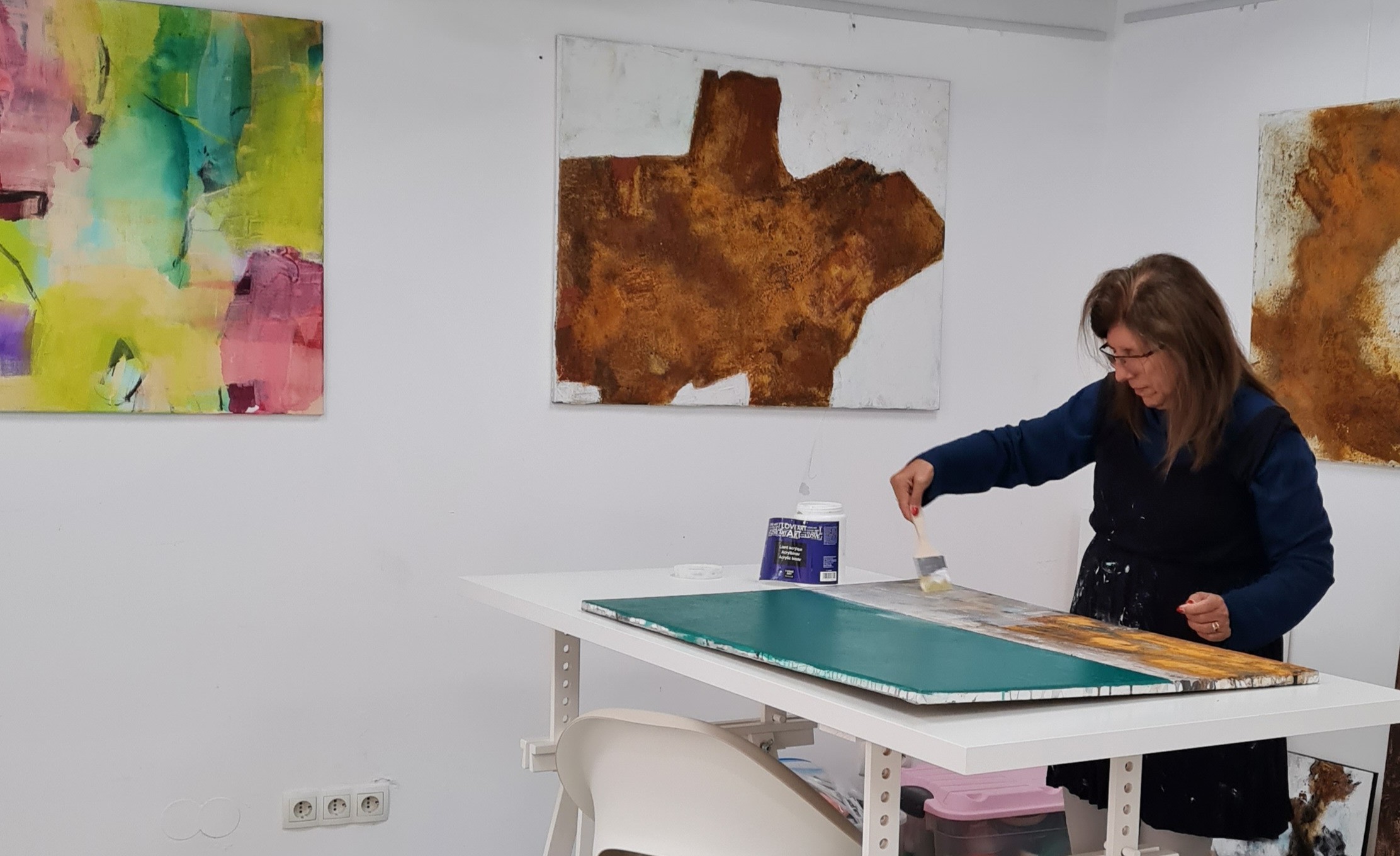 Antonella Quacchia in her studio, 2021