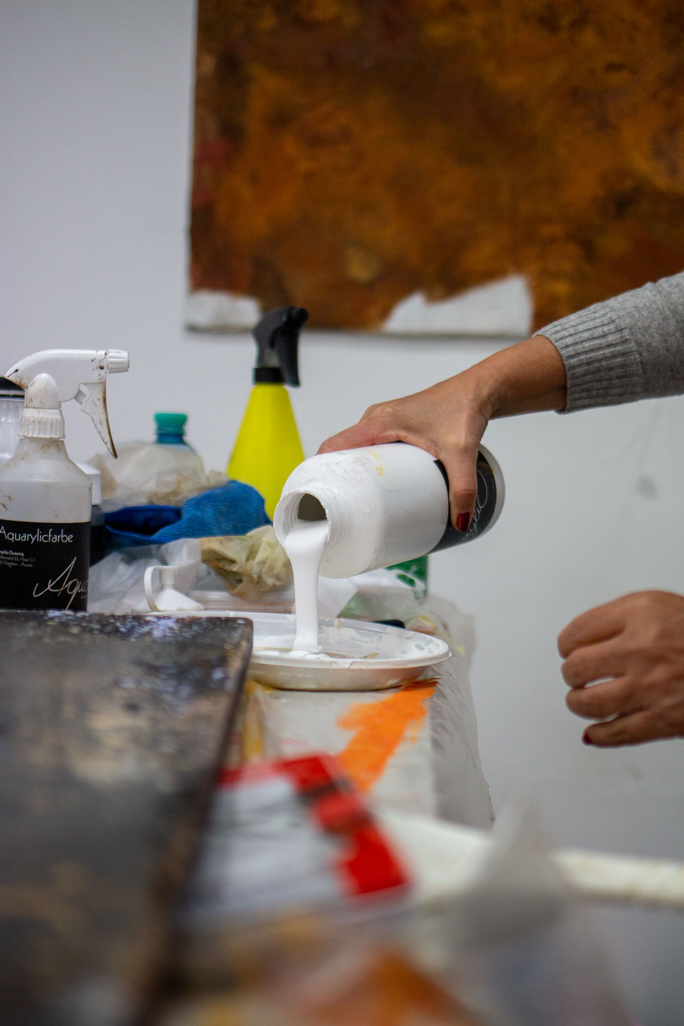Antonella Quacchia in her studio